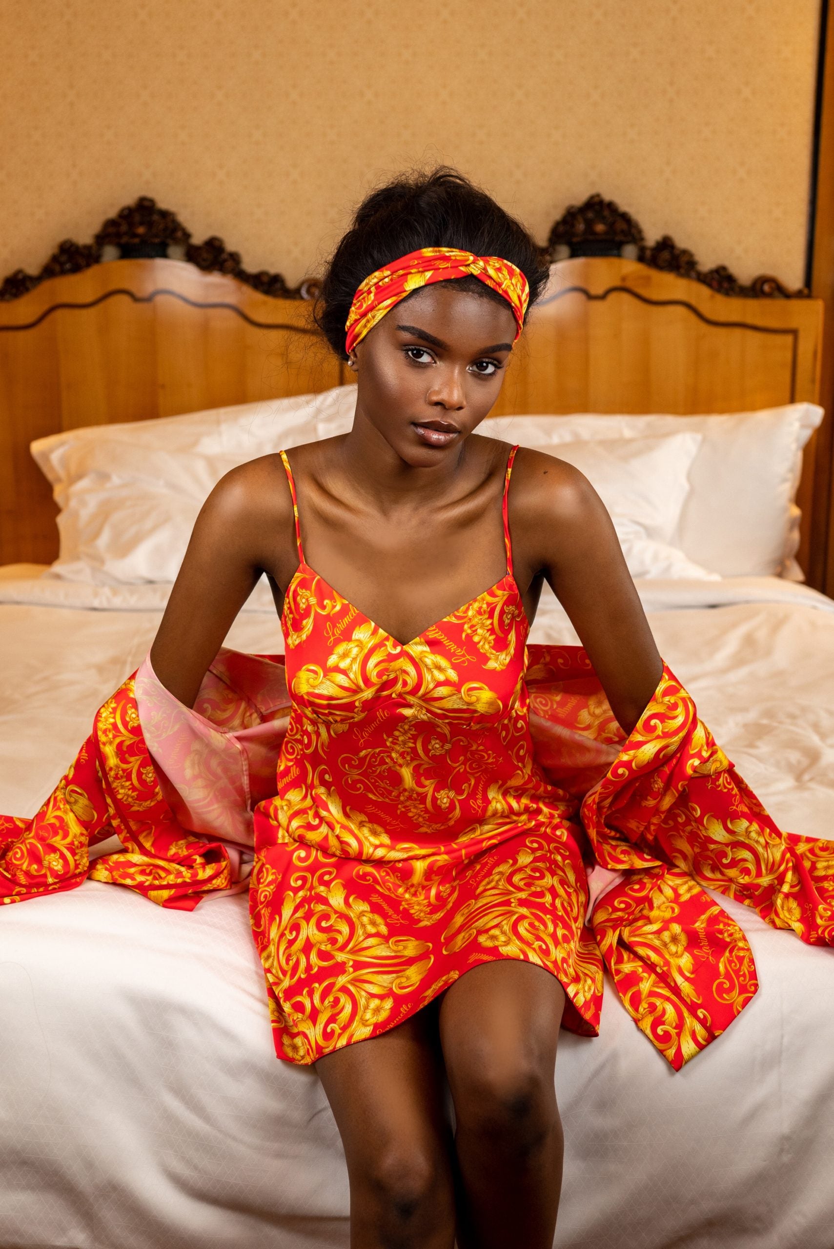 Maison Classique Royal Silk Slip Dress image 0