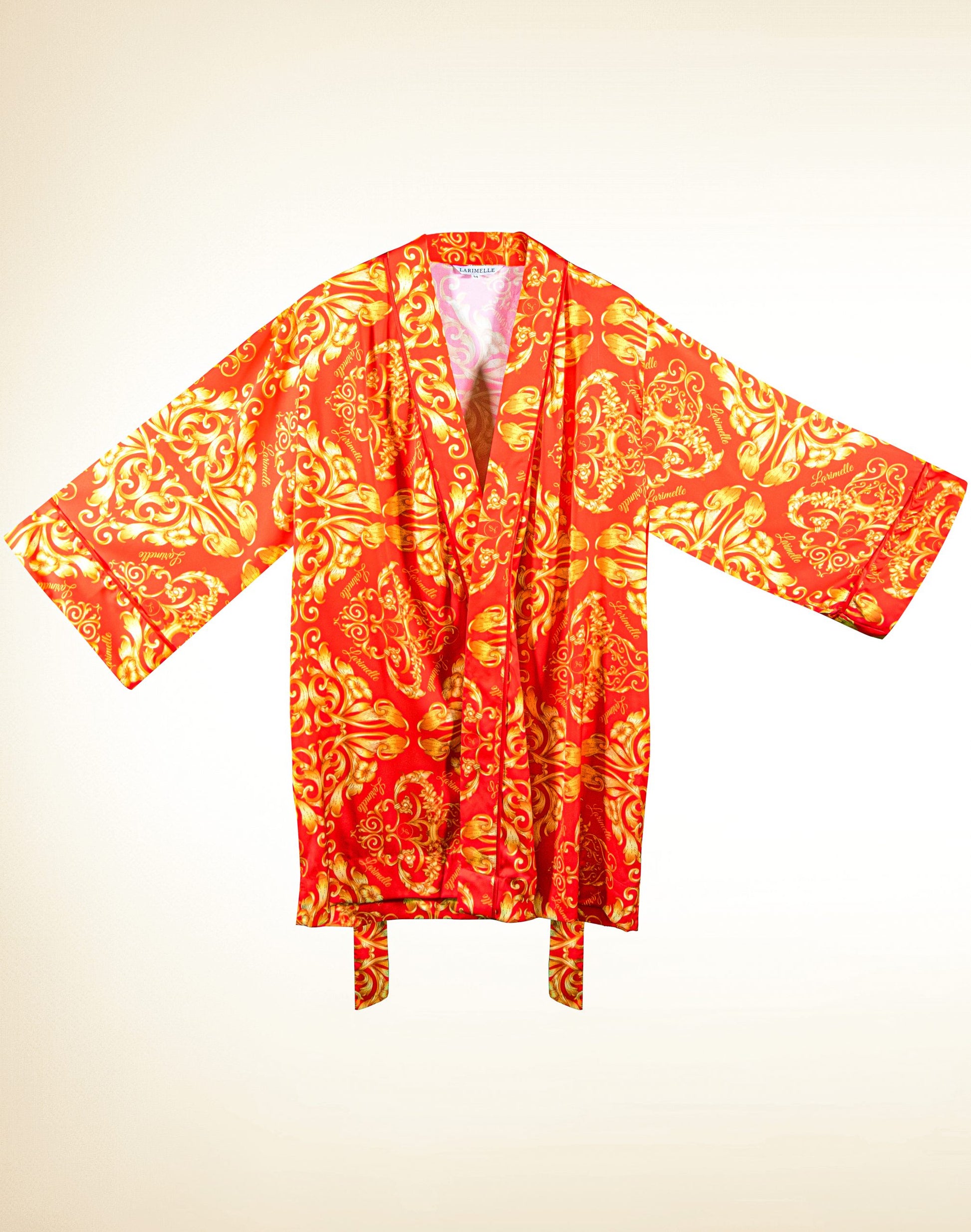 Maison Classique Royal Silk Satin Robe image 5