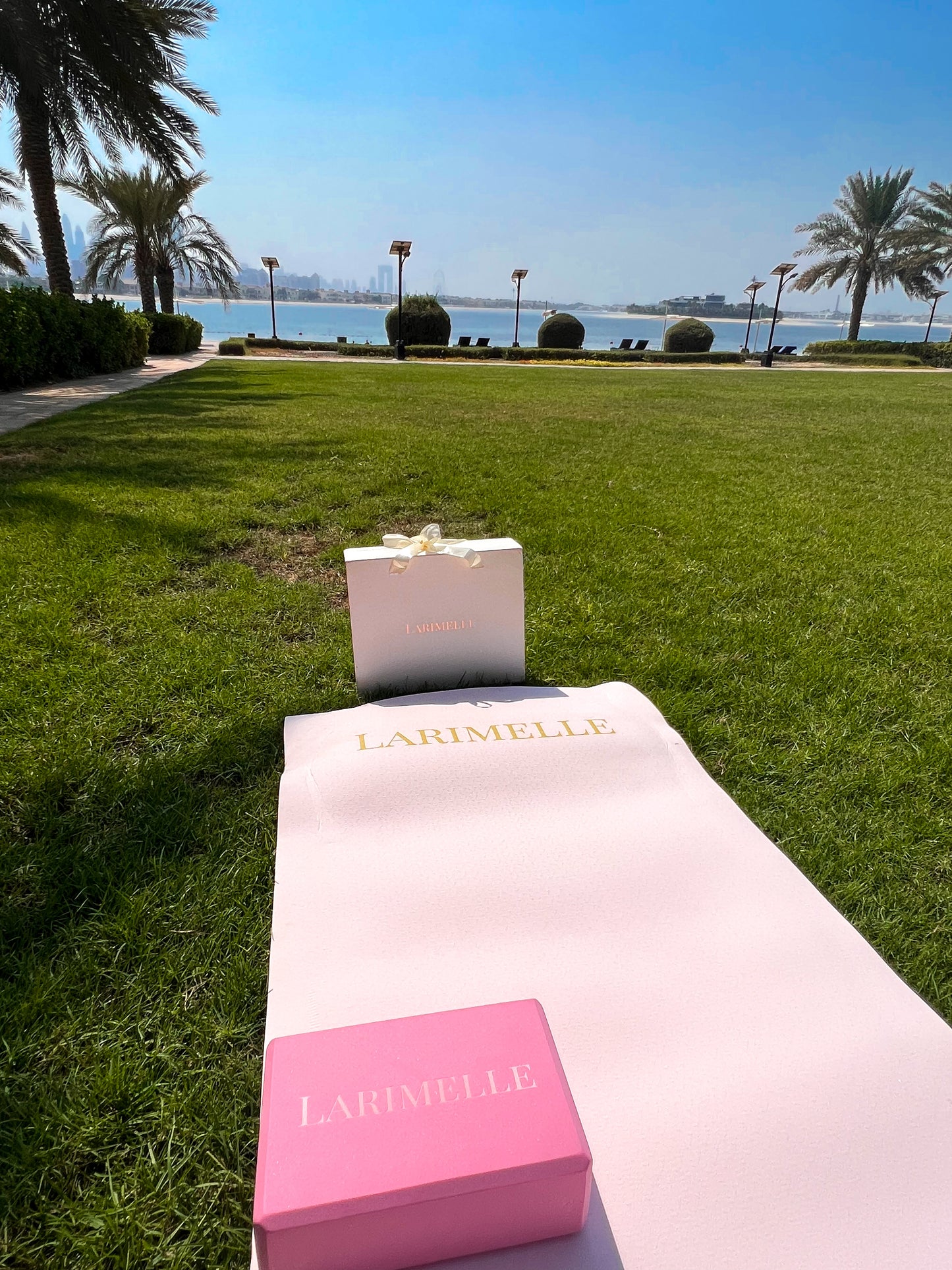 Luxe Uplifting Yoga Block - Cotton Candy