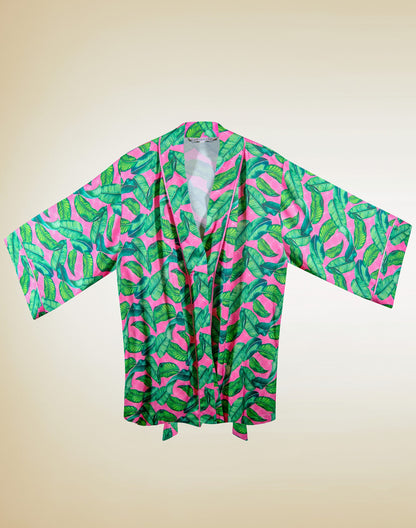 FEUILLE Kimono style robe image 3