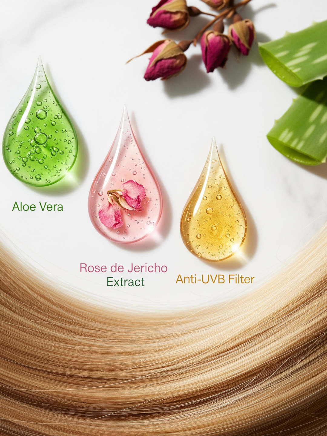 Sunscreen Hair Balm Without Rinsing