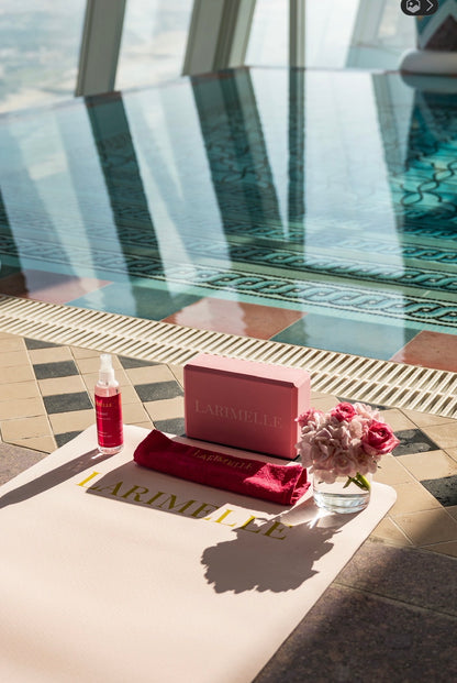 Luxe Uplifting Yoga Block - Cotton Candy