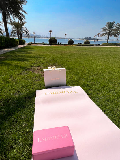 Luxe Uplifting Yoga Block - Cotton Candy