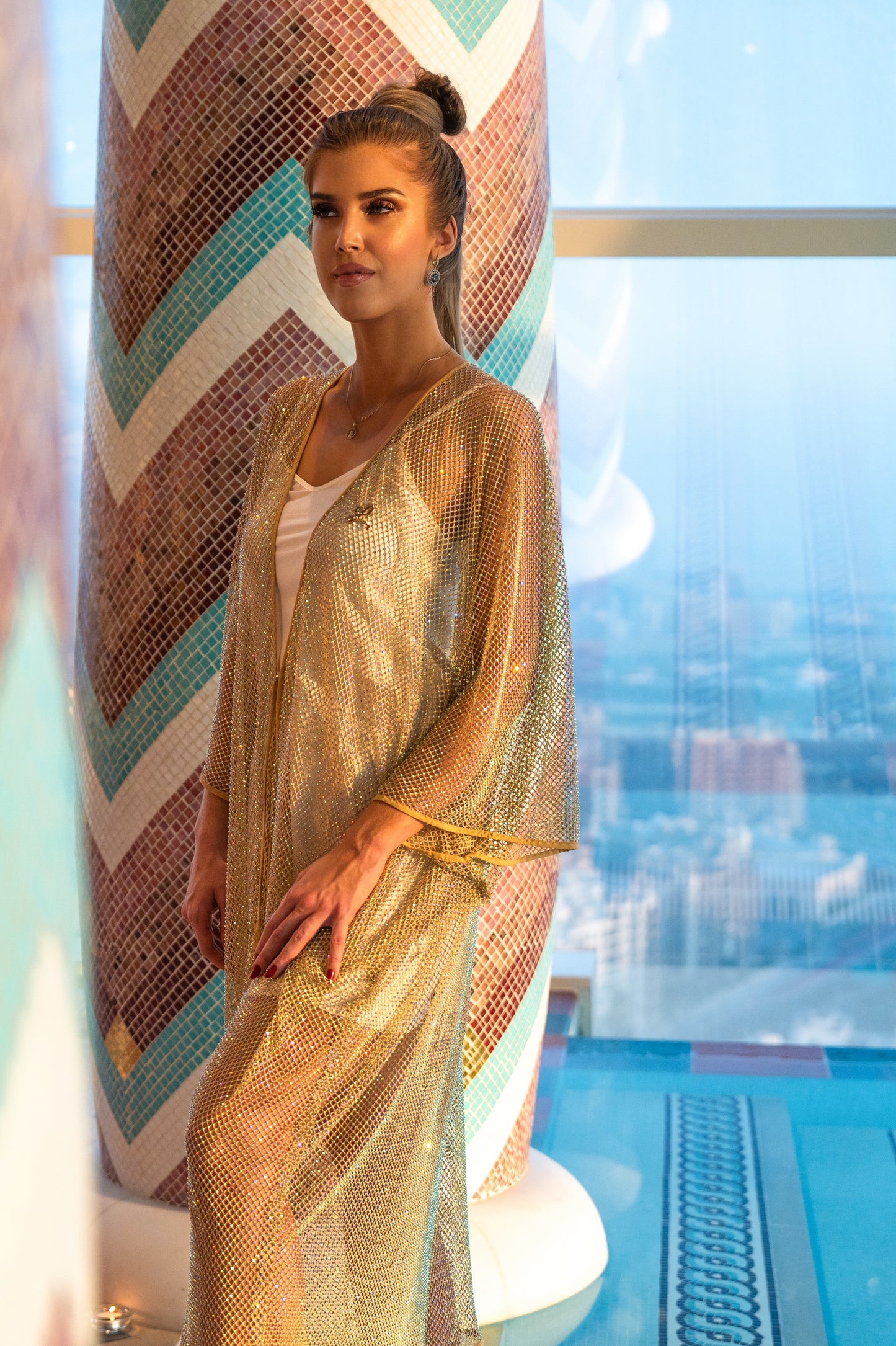 Kaftan Cristal Lumière